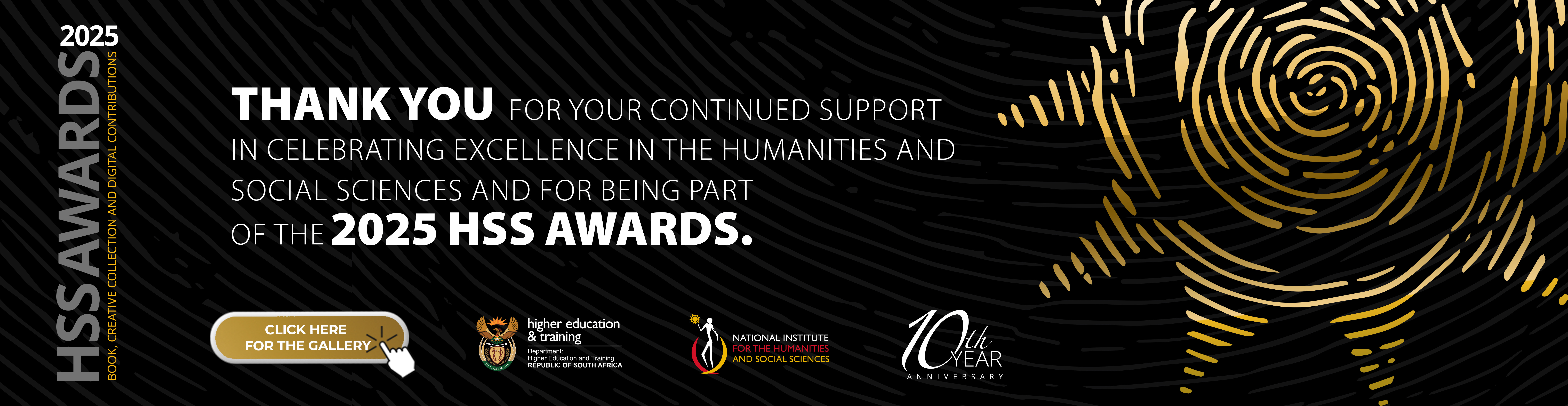 HSS Awards 2025 Thank you banner